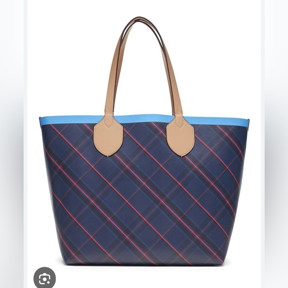 Banana Republic Extra Large Plaid Tote - Picture 1 of 12